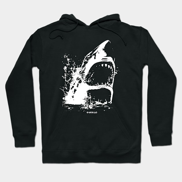 Jaws movie great white. Birthday party gifts. Officially licensed merch. Perfect present for mom mother dad father friend him or her Hoodie by SerenityByAlex